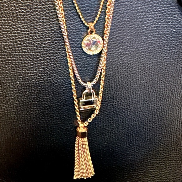 Stunning NWT Henri Bendel Multi Strand Urban Utility Triple Tassel  15" 17” 20” - Picture 5 of 15